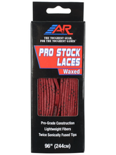 Load image into Gallery viewer, A&amp;R Pro-Stock RED Hockey Laces