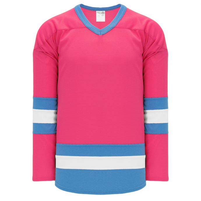 Pink/Sky Blue/White Practice Jersey
