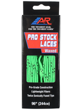 Load image into Gallery viewer, A&amp;R Pro-Stock LIME GREEN Hockey Laces