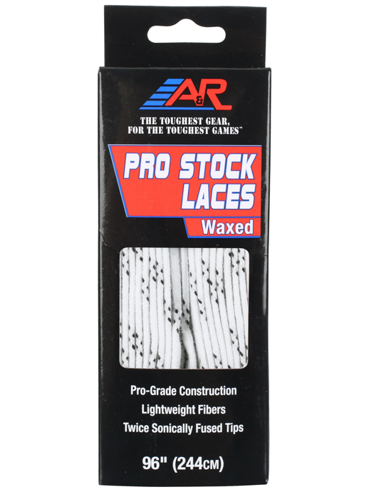 A&R Pro-Stock WHITE Hockey Laces