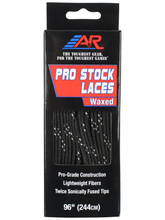 Load image into Gallery viewer, A&amp;R Pro-Stock BLACK Hockey Laces